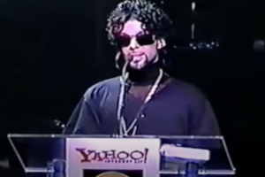 1999: Prince warning about the internet